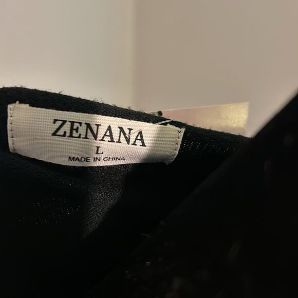 NWT Zenana Large Vneck sweater    E - Picture 5 of 8